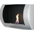 Ocean - Biohogar blanco curvado a buen precio. Chimenea de bioetanol.