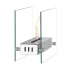 Chimenea de bioetanol de cristal ScandiFlames