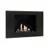 Biochimenea de pared Goya de Xaralyn - MDF negro