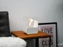 Chimenea bioetanol de mesa - blanco - Chimenea de sobremesa para decorar 