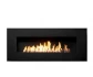 Icon Fires Nero 1450 en acero negro|Chimenea de bioetanol