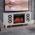 ArtiFlame Odessa AF23S blanca – Chimenea eléctrica