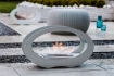 Oval - Chimenea de mesa - Chimenea de sobre mesa cuadrada para decorar 