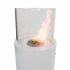 Biochimenea de exterior - blanco chimenea de bioetanol para jardín