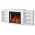 ArtiFlame Parliament AF28S - Chimenea eléctrica blanca con mueble