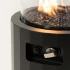 Chimenea de gas exterior Bino - Negro