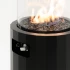 Chimenea de gas exterior Bino - Negro