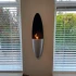 Safretti Prometheus PG - gris Chimenea de bioetanol con diseño moderno para el hogar