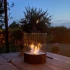 Chimenea de bioetanol Southwark Negro de ScandiFlames