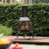 Chimenea del jardín Sauda. productos de bioetanol-chimeneas para exterior jardín y patio