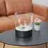 Chimenea de bioetanol Southwark Negro de ScandiFlames