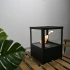 Chimenea de Bioetanol de Mesa Cuadrada - Negro - ScandiFlames