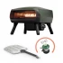 PICCOLO Horno de pizza giratorio 13" Verde mate - PAQUETE PROMOCIONAL