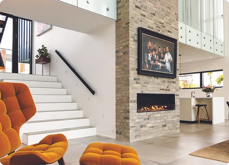 Decoflame Montreal Front Fireplace